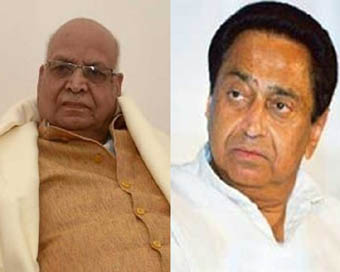 MP Governor Lalji Tandon and MP CM Kamal Nath (file photo)