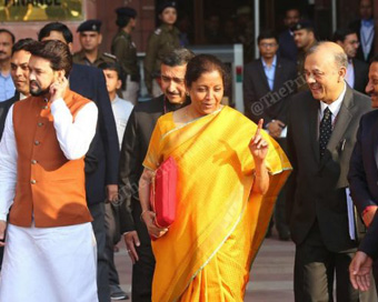 Finance Minister Nirmala Sitharaman 