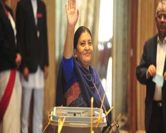 File photo: Nepal President Bidhya Devi Bhandari 