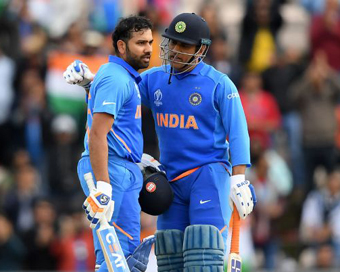 Rohit Sharma and MS Dhoni (file photo)