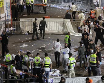  Religious festival stampede in Israel kills 44, hurts dozens
