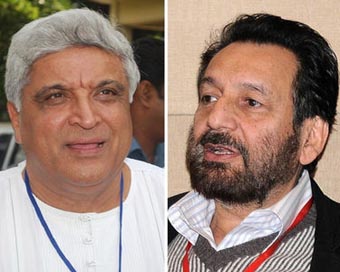 Javed Akhtar and Shekhar Kapur (file photo)