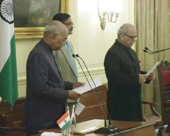 Justice Pinaki Ghose takes oath as the first Lokpal of India