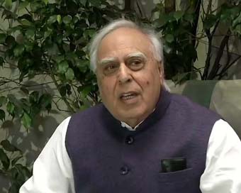 Former Congress Union minister Kapil Sibal