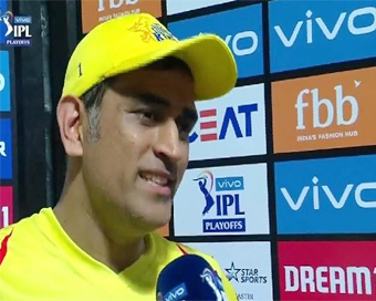 CSK skipper M.S. Dhoni 