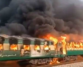 Pak train fire: Death toll from Tezgam train fire reaches 65