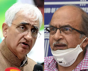 Salman Khurshid and Prashant Bhushan