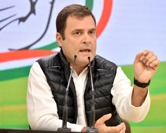 Congress leader Rahul Gandhi (file photo)