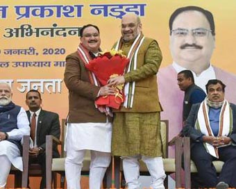 Shah, Nadda to be given reception in Kolkata on Sunday