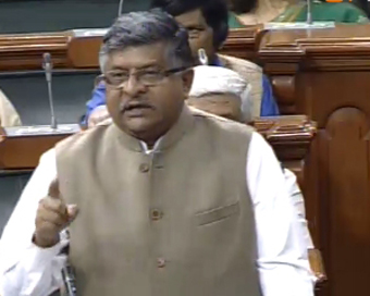  Union Law Minister Ravi Shankar Prasad (file photo)