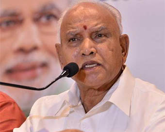 Karnataka Chief Minister B.S. Yediyurappa 