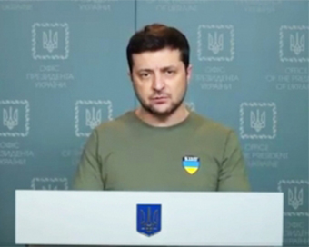 Ukranian President Zelensky calls for global protests against Russian war