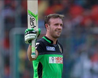 Royal Challengers Bangalore batsman AB de Villiers (file photo)