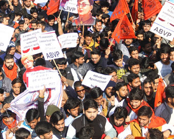 ABVP blames JNUSU for violence, calls it attack by Maoists