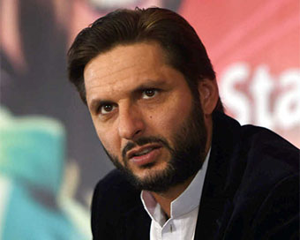 Former Pakistan captain Shahid Afridi