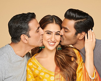 Akshay, Sara and Dhanush