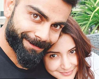 Virat Kohli with wife Anushka Sharma (file photo)