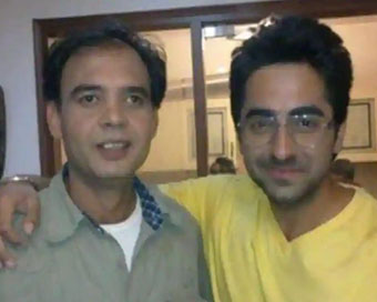 Bhupesh Pandya with Ayushmann Khurrana (file photo)