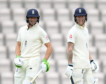 Jos Buttler and Ben Stokes came to open just before end of day