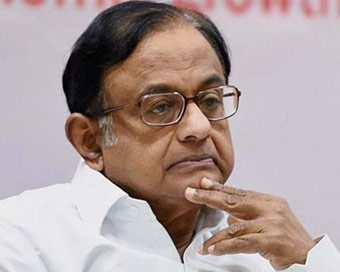 Former Finance Minister P. Chidambaram (file photo)