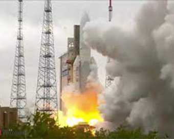Indian communication satellite to be launched by Arianespace on Wednesday