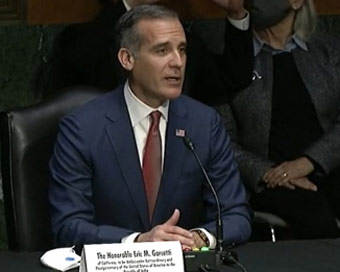 Former Los Angeles Mayor Eric Garcetti