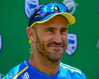  Veteran South Africa batsman Faf du Plessis