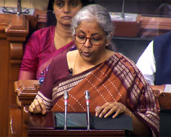 Finance Minister Nirmala Sitharaman