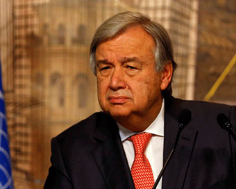 UN Secretary General Antonio Guterres