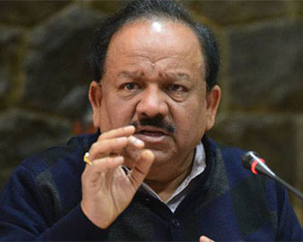 Union Health Minister Harsh Vardhan (file pic)