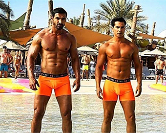 John Abraham and Varun Dhawan in 