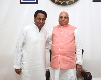 Kamal Nath meets Guv, says confident of numbers.