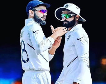 India skipper Virat Kohli and all-rounder Ravindra Jadeja 