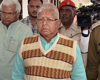 Former Bihar chief minister Lalu Prasad 