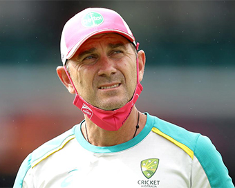 Australian head coach Justin Langer