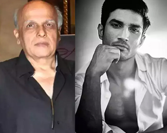 Mahesh Bhatt (left), Sushant Singh Rajput (right)