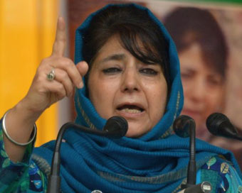 PDP leader Mehbooba Mufti (file photo)