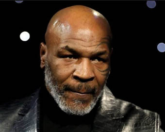  Former world heavyweight champion Mike Tyson