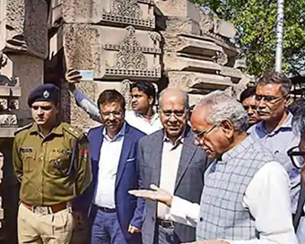 Nripendra Mishra in Ayodhya