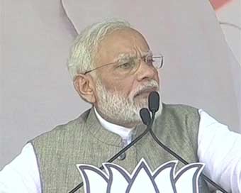 Prime Minister Narendra Modi was addressing a public rally in Palamau (Jharkhand)