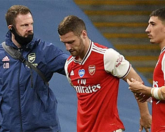 Arsenal defender Shkodran Mustafi 