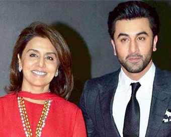 Neetu with son Ranbir (file photo)