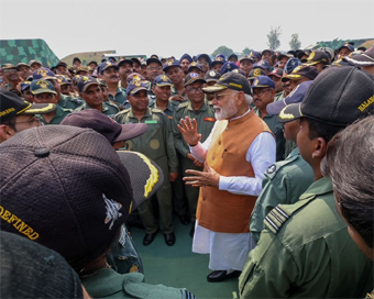 PM Modi Adampur air base Visit: PM Modi travels to Adampur air base, interacts with soldiers