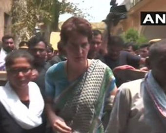 Kin of Sonebhadra carnage victims meet Priyanka in Chunar 