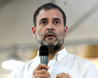 Congress leader Rahul Gandhi