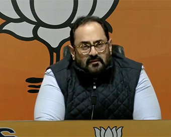 BJP Rajya Sabha MP and National Spokesperson Rajeev Chandrasekhar 