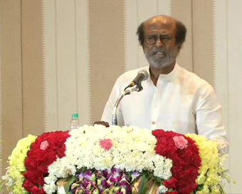 Actor turned politician Rajnikanth