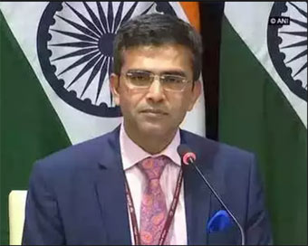 Ministry of External Affairs spokesperson Raveesh Kumar (file photo)