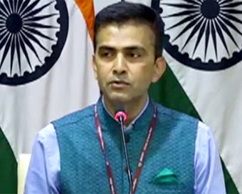 Ministry of External Affairs spokesman Raveesh Kumar (file photo)