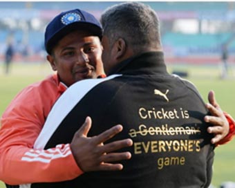 Sarfaraz Khan’s father becomes emotional, kisses his son’s Test cap as dream becomes reality